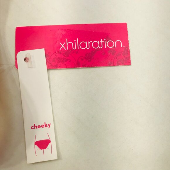 Xhilaration Women's Size XL 12-14 Cheeky Metallic Ombre Bikini Swim Bottom New - Picture 3 of 9